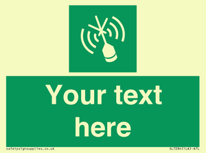 Custom sign safe condition Emergency position beacon